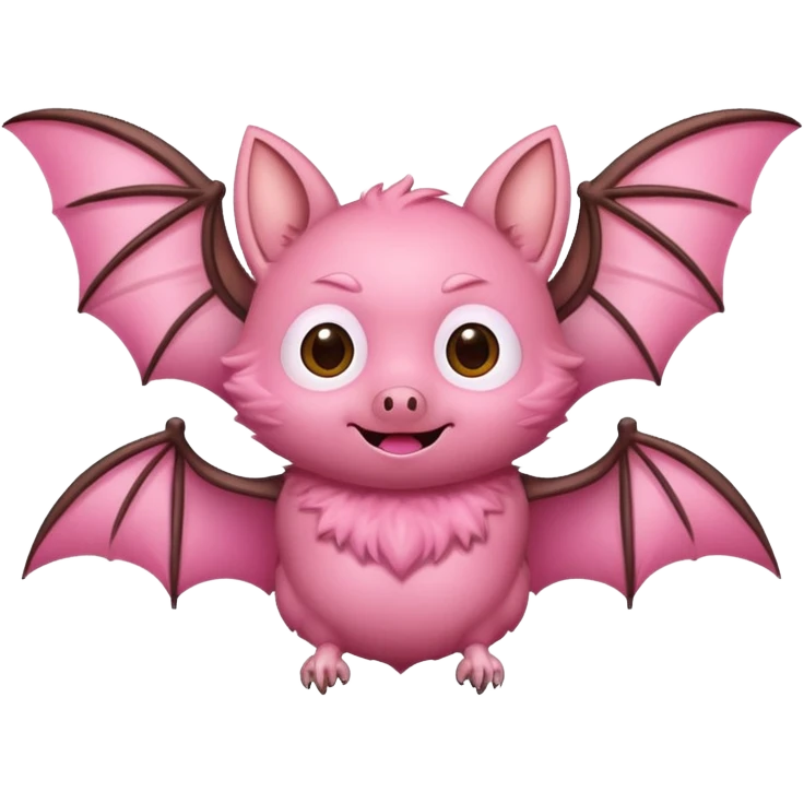Pink bat emoji emoji