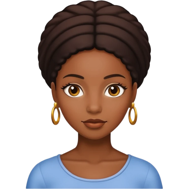 woman of God (black girl, super feminine and pretty) emoji