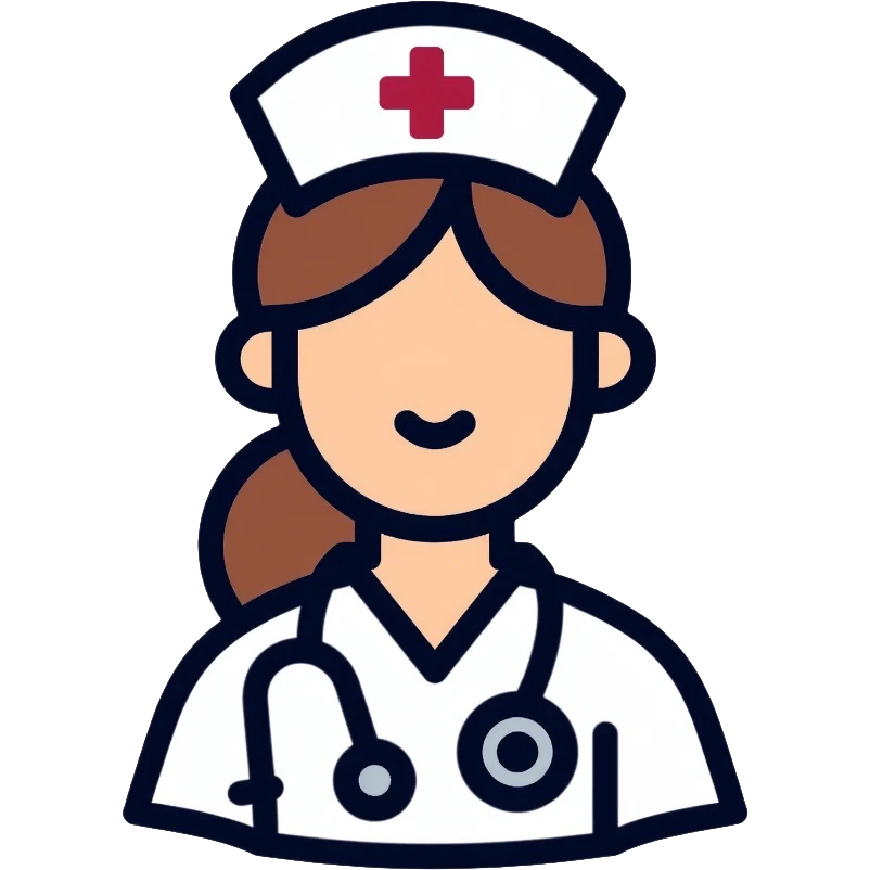 nurse with stethoscope emoji