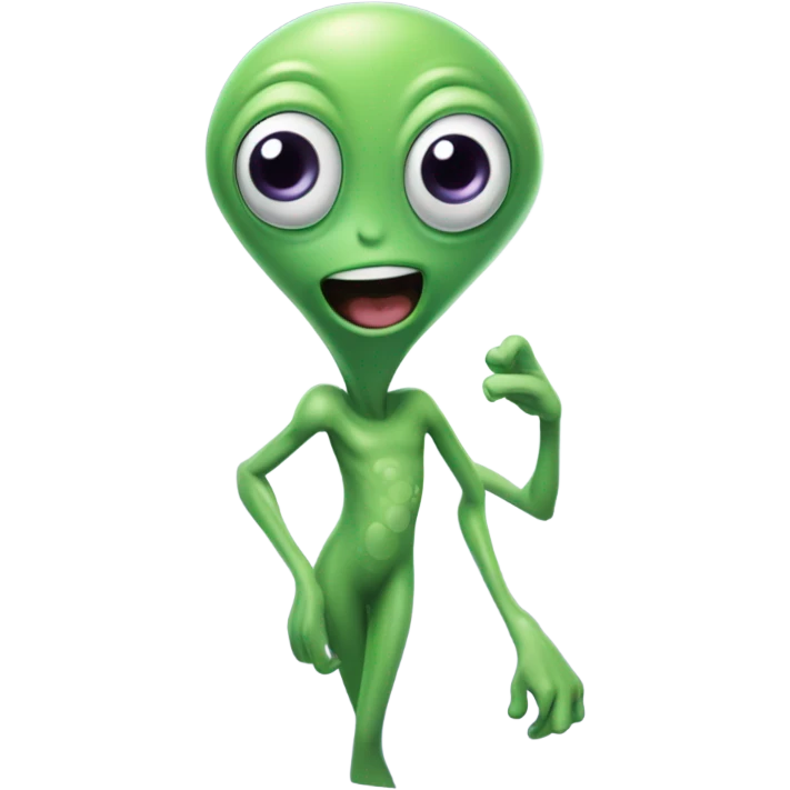 Delusional alien emoji