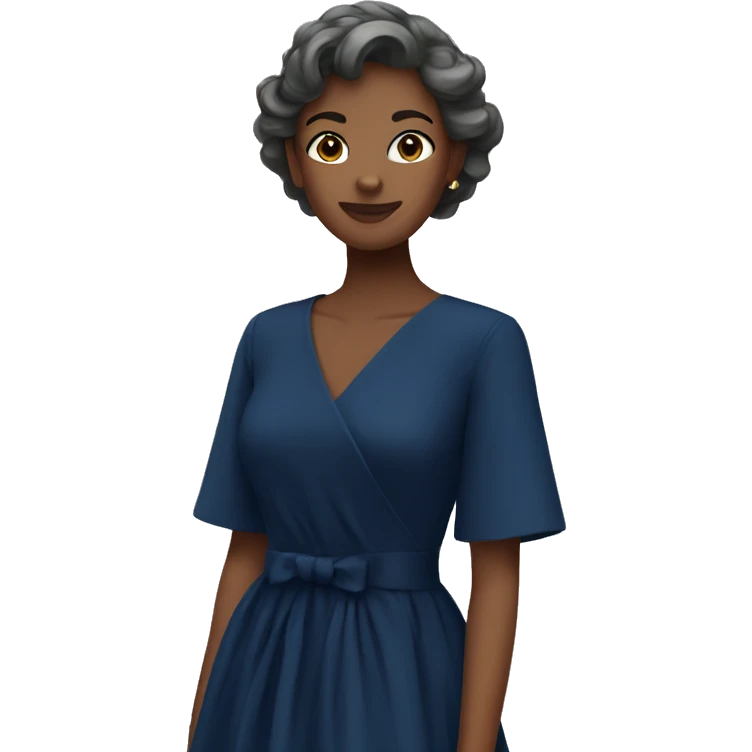 Navy blue dress  emoji
