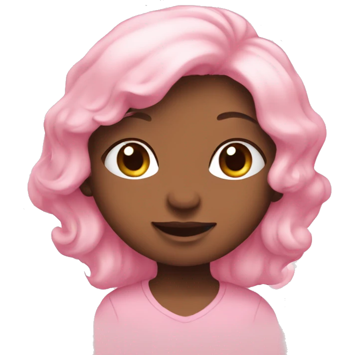 Soft pink cute emoji