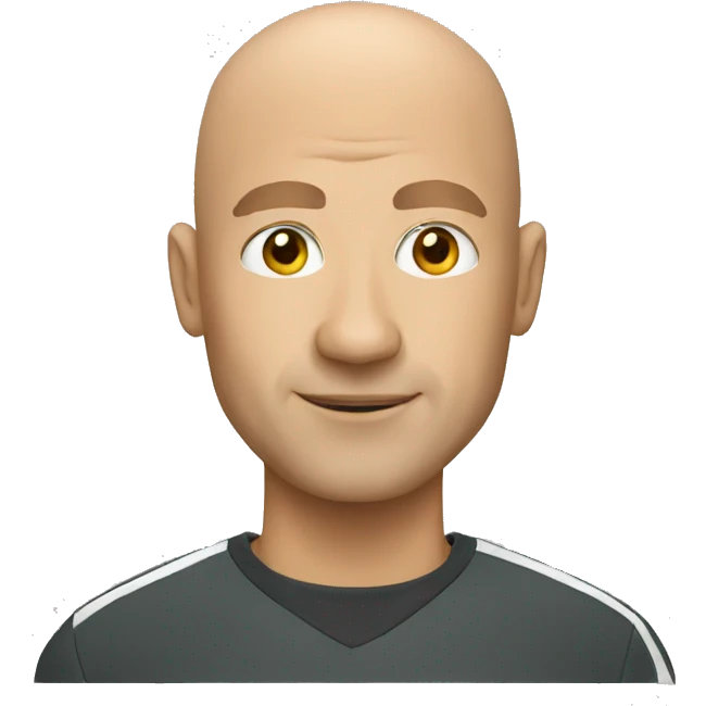 soccer Bald coach  emoji