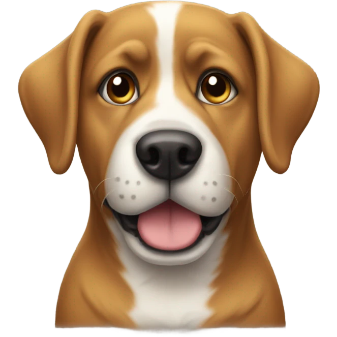 Dog in a shistey emoji
