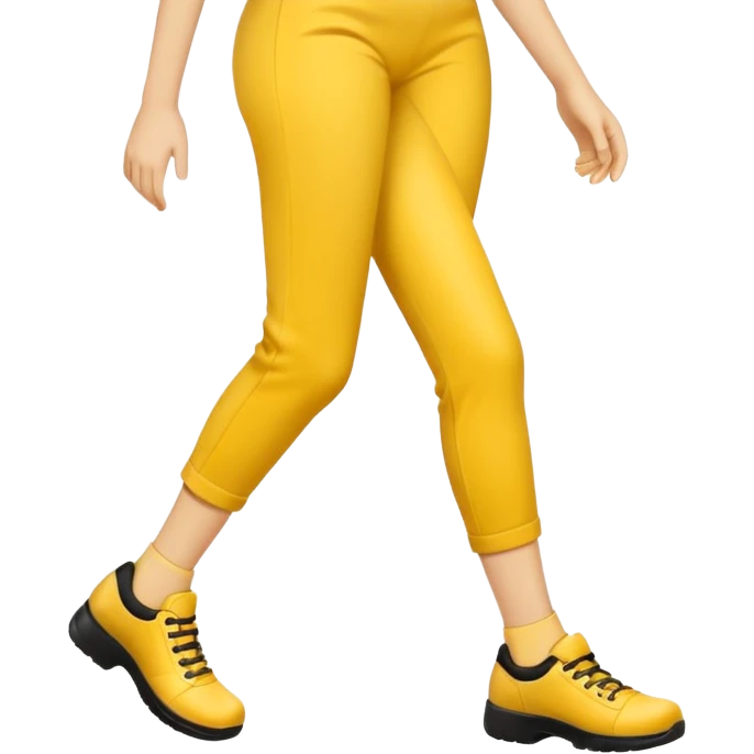 walking emoji but legs are blacked out emoji