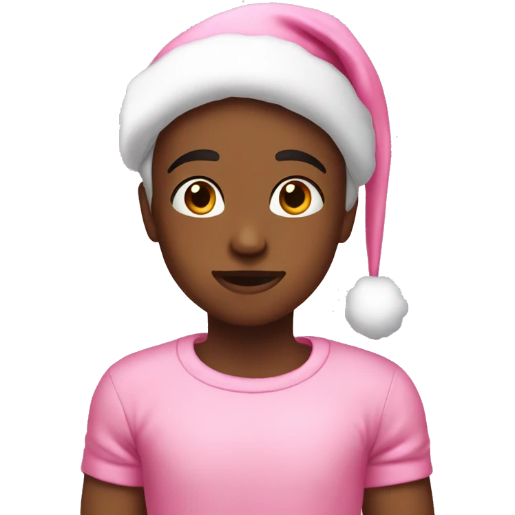 Pink Christmas aesthetic  emoji