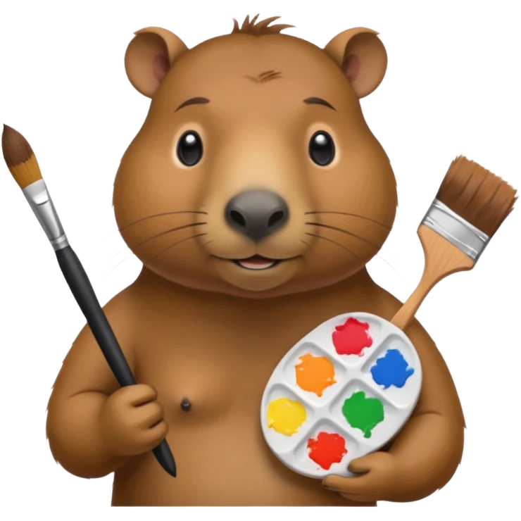capybara artist emoji