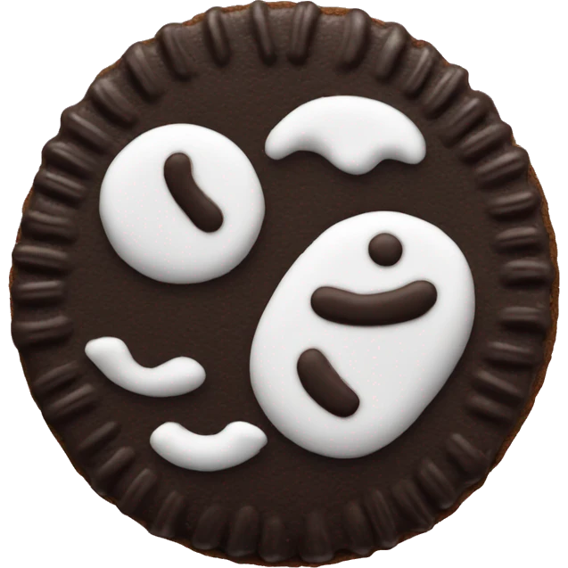 Galleta oreo  emoji