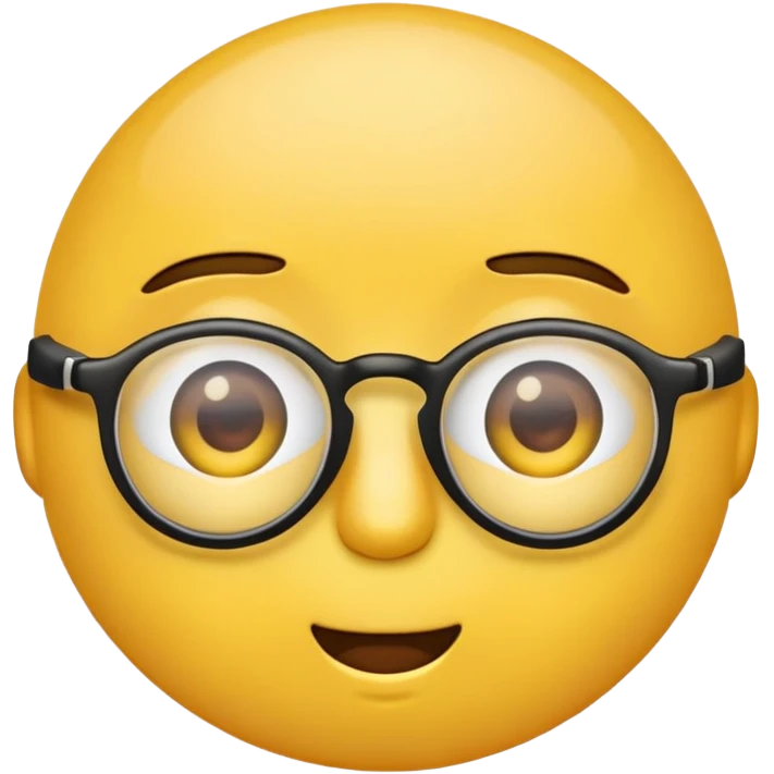 cross eyed emoji with glasses emoji