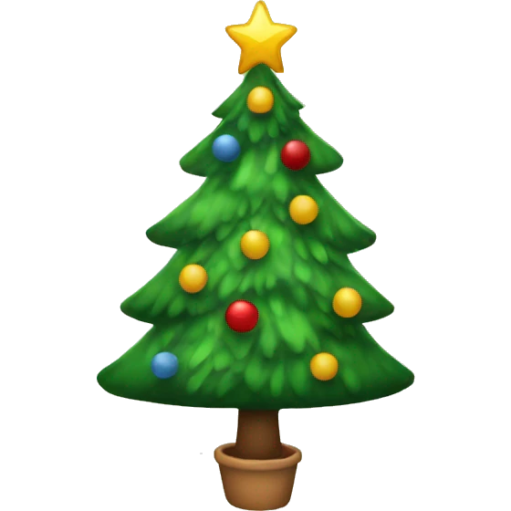 Christmas tree emoji