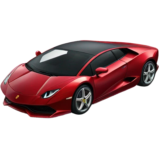 Red Lamborghini emoji
