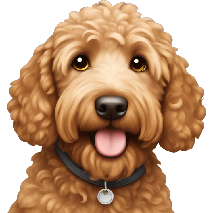 ginger goldendoodle emoji