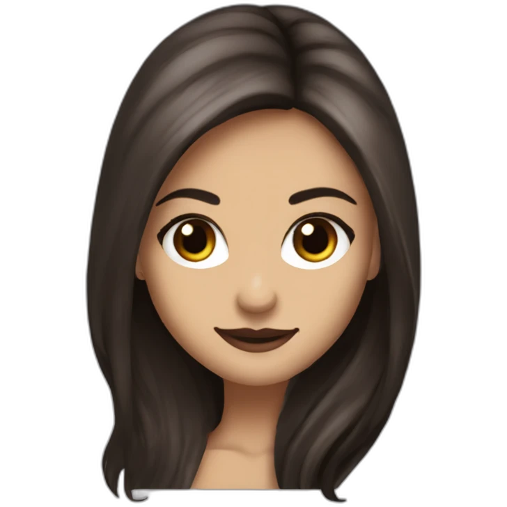 Elena gilbert vampire diares with  long hair by Nina dobrev emoji