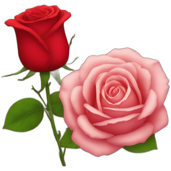 rose and boy emoji
