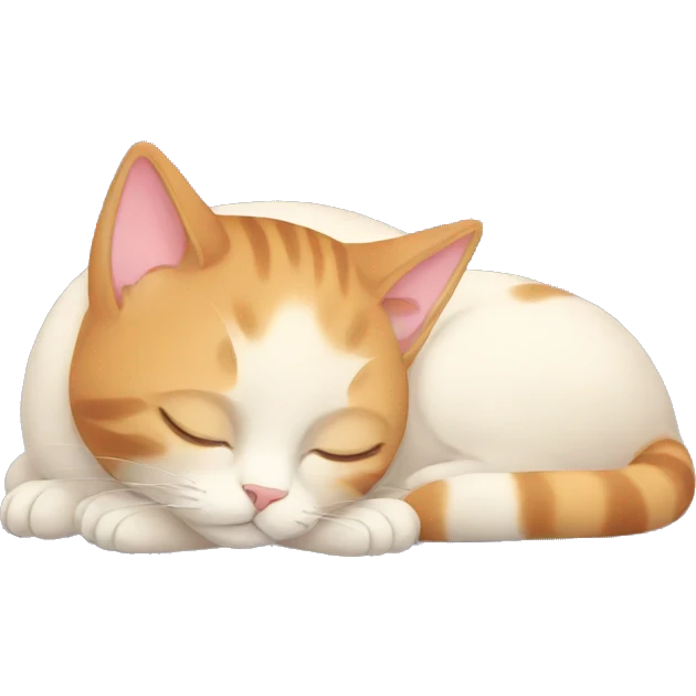 Cat sleep emoji