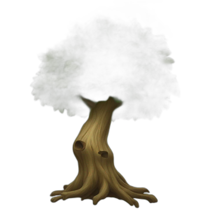 levitating tree emoji
