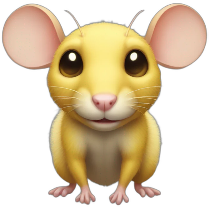 Bee-like rat emoji