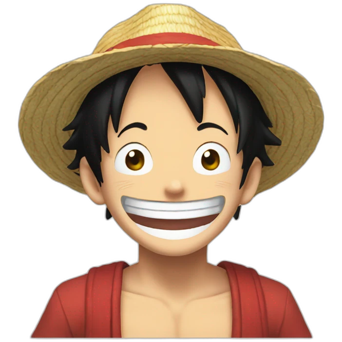 Luffy smile emoji