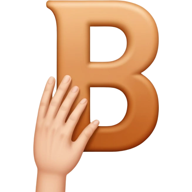 make me the hand emoji making the shape of the letter "P" emoji