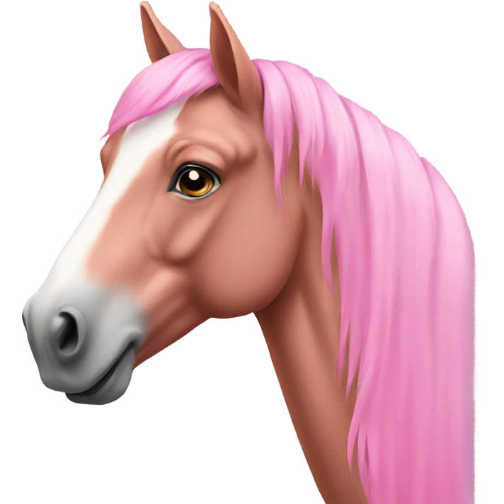 Pink horse emoji