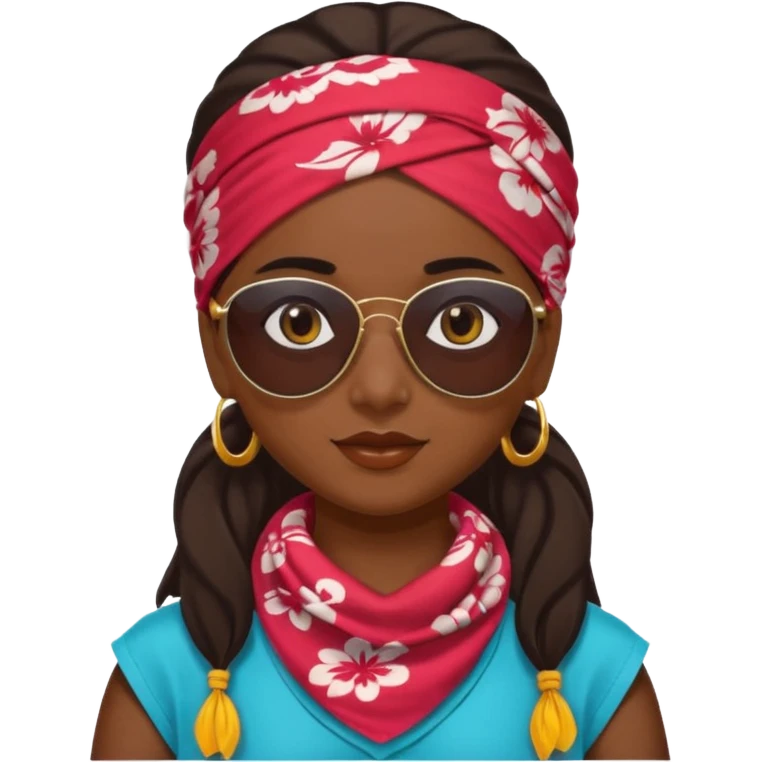 kerala Girl  with bandana & sunglass emoji