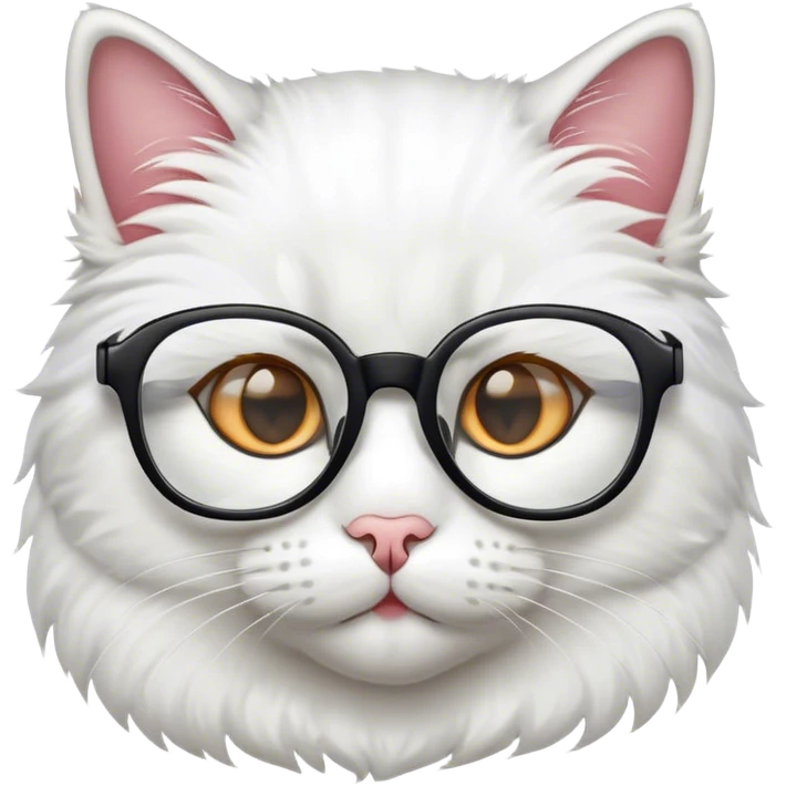 Cat wearing glasses  emoji