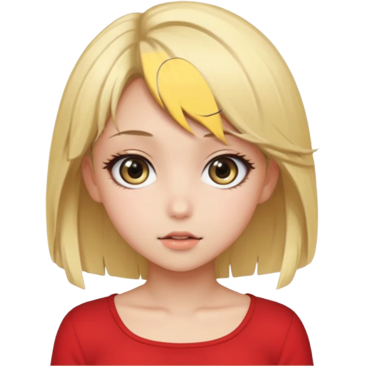 ANIME BLODE GIRL SEXY HOT emoji