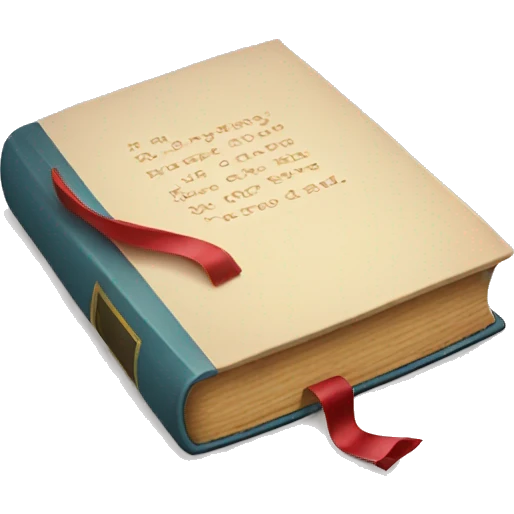 beautiful book emoji