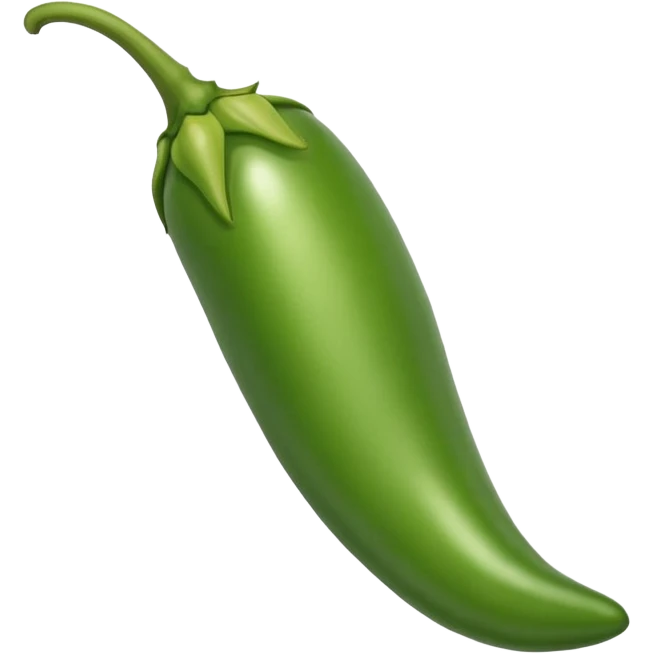 green chilli  emoji