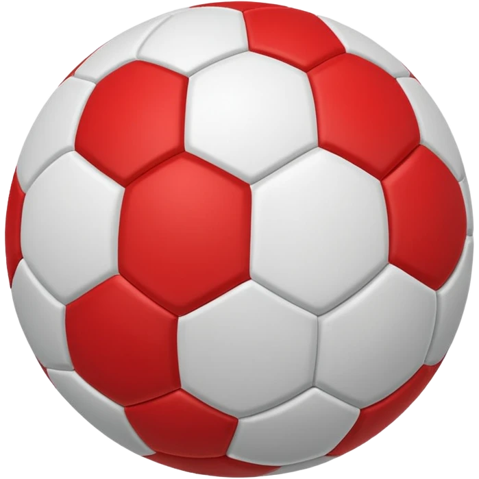 red soccer ball  emoji