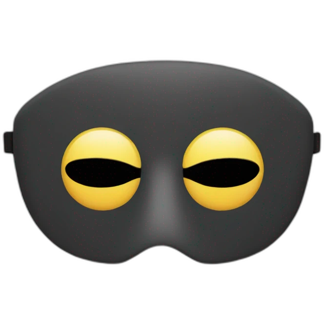 sleep mask emoji