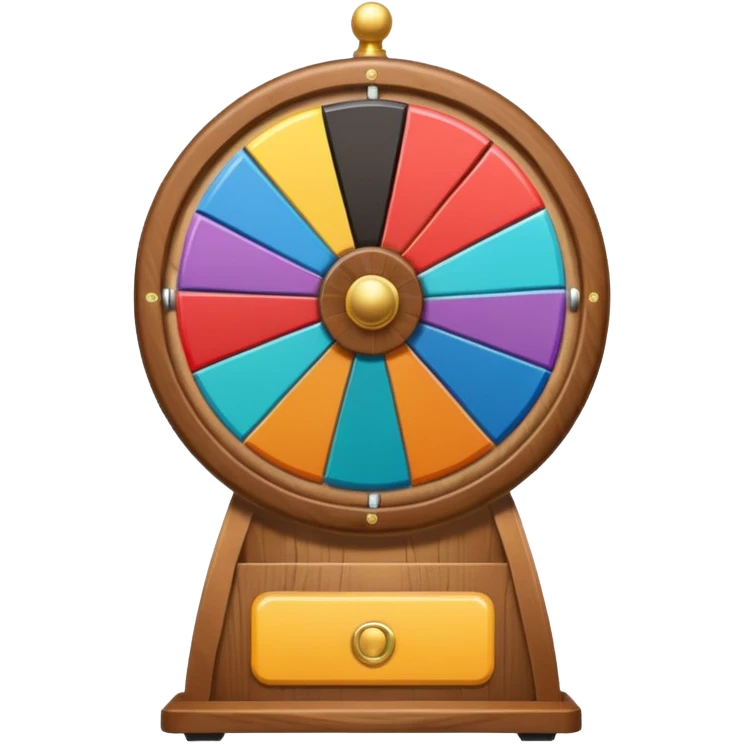 prize wheel front view emoji