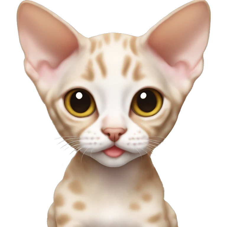 Devon rex kitten emoji