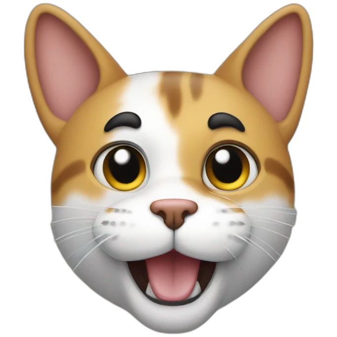 Un gato diciendo "ARRIBA ESPAÑA" emoji