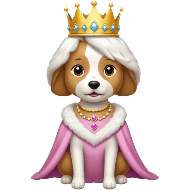 dog princess emoji