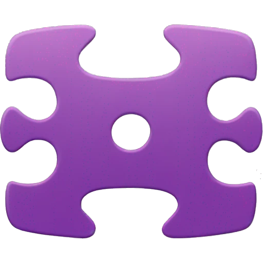 two pieces of puzzle emoji