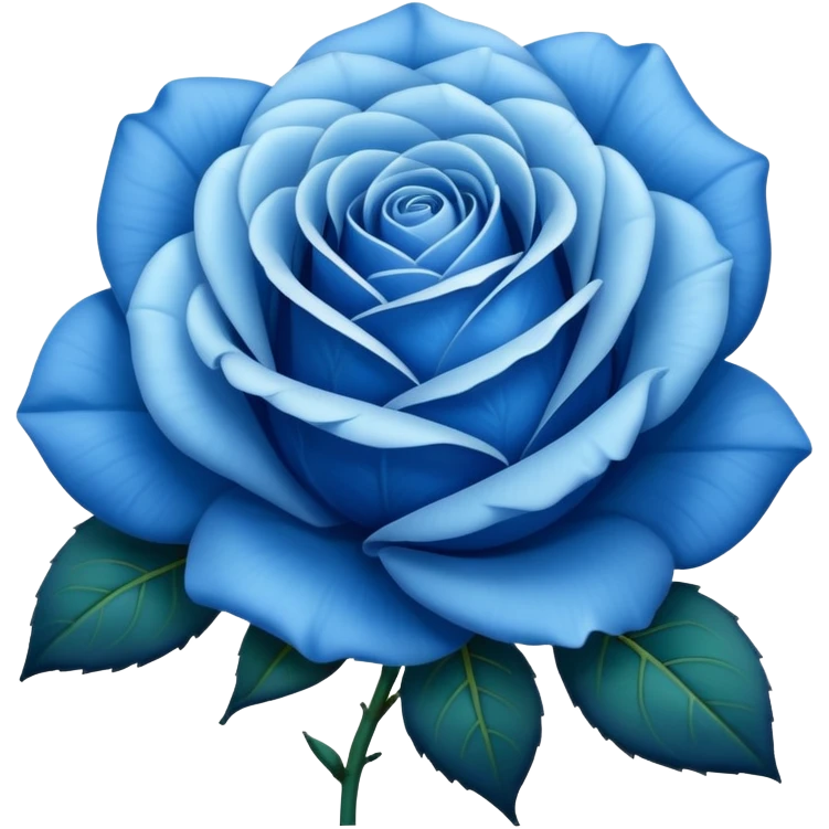 blue rose  emoji