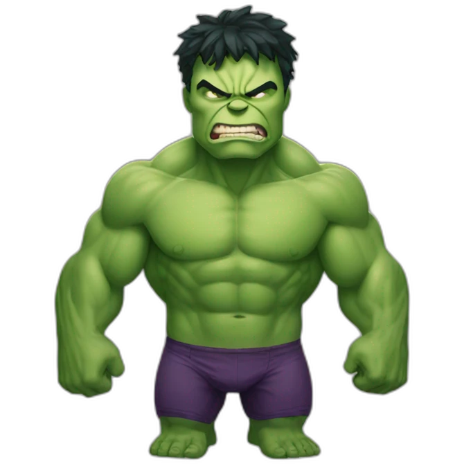 Hulk énerve emoji