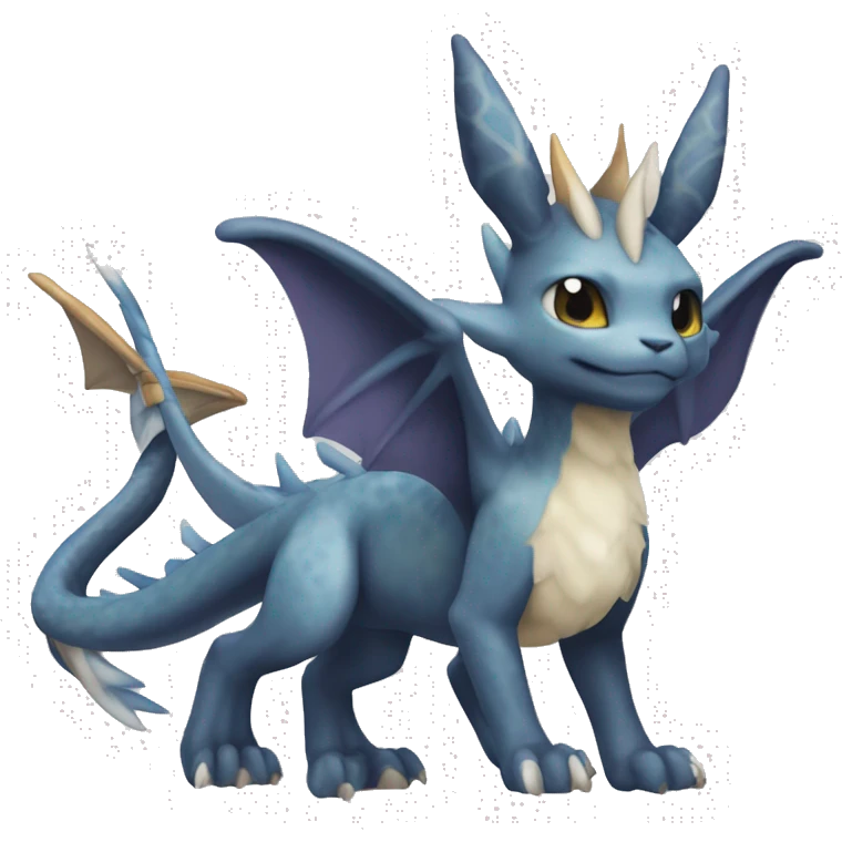 Drakeon Fakémon Dragon Eeveelution full body emoji