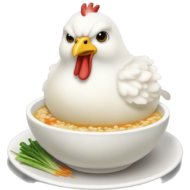 chicken congee emoji