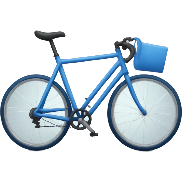 A Blue bike emoji