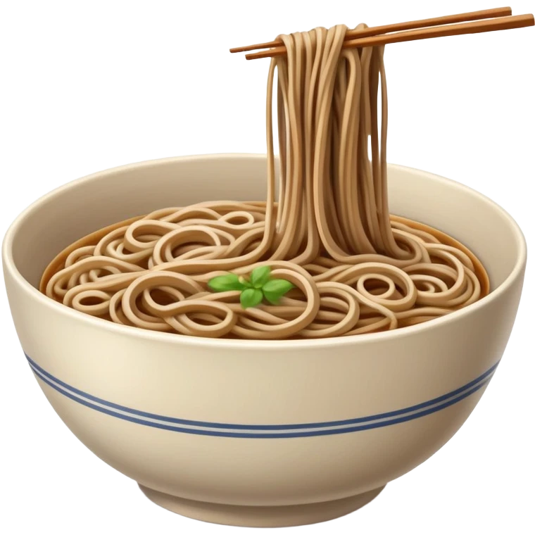 Soba noodles  emoji