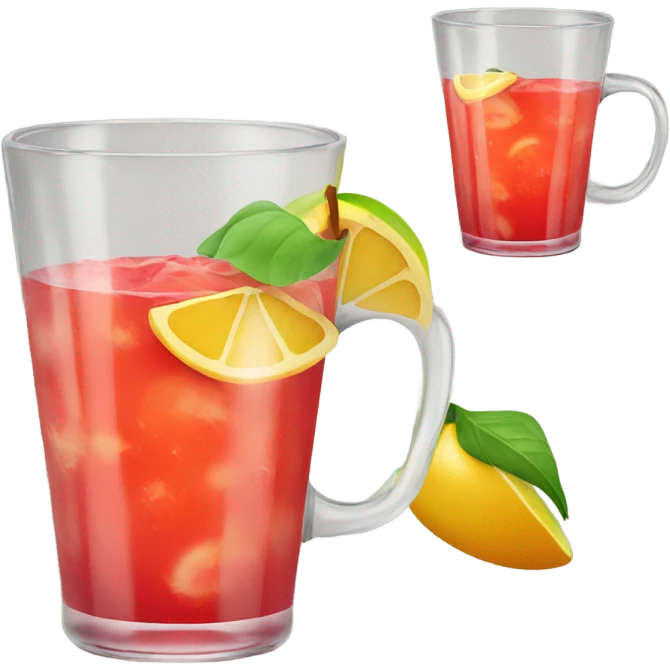 fruit punch in glass emoji
