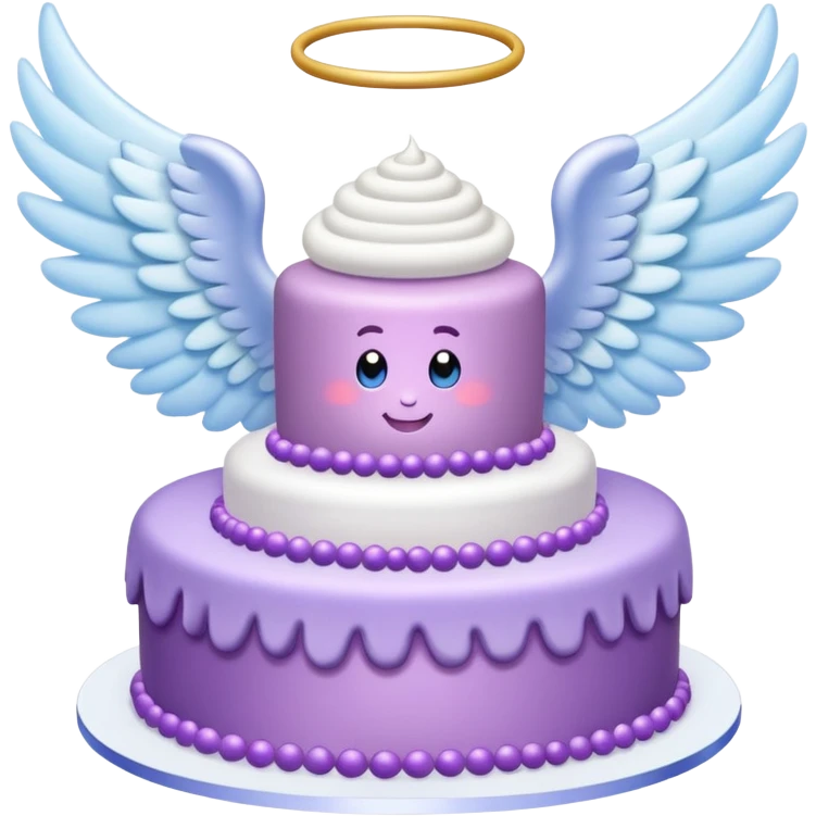 PURBLE PLACE CAKE BEING MADE IN HEAVEN emoji