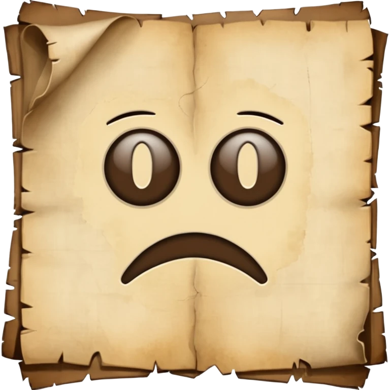 Text KIEDY VAMPA? written on old pergamin emoji