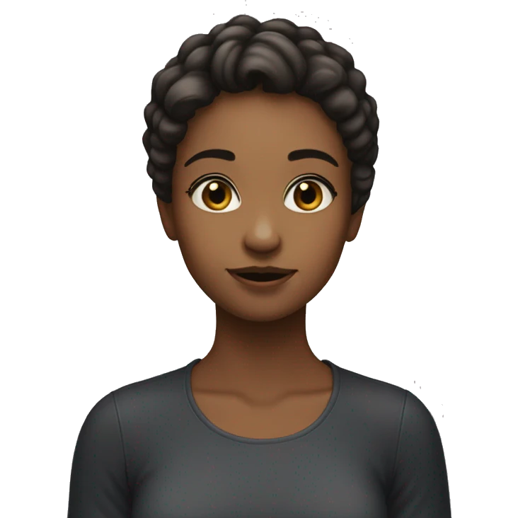 girl i don't know helpless hands up, short hair emoji