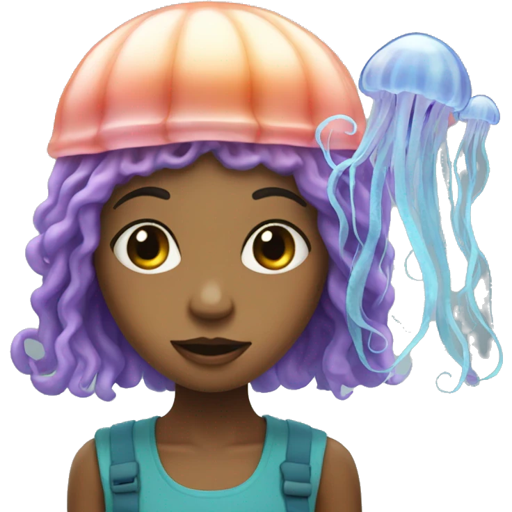jellyfish girl emoji