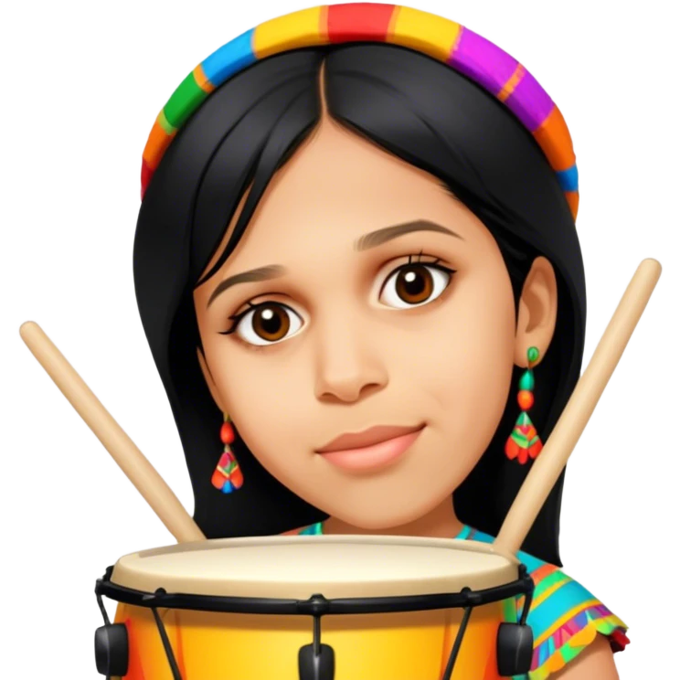 Festive Drummer emoji
