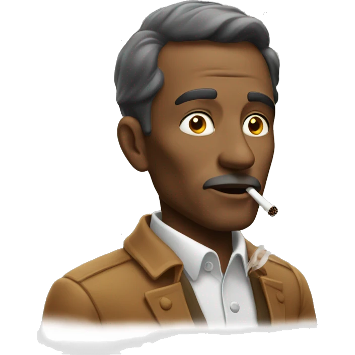 Man smoking emoji