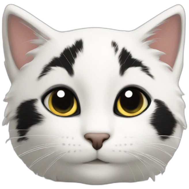 Bebe chat noir et blanc emoji